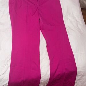 Versace Fuchsia Boot Cut Pants
